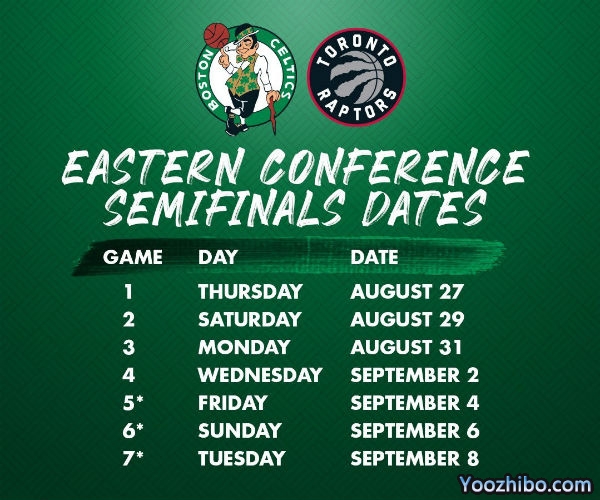 <a href=/lanqiuyd/celtics/ target=_blank class=infotextkey>凯尔特人</a>vs<a href=/lanqiuyd/raptors/ target=_blank class=infotextkey>猛龙</a>次轮对阵表出炉